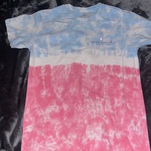 simply southern, small shirt, blue white and pink with a sea turtle